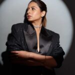 Sargun Mehta Instagram - Bad vibes dont go with my outfit🖤 Make up - @shaylinayak Hair - @ashisbogi