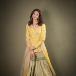 Saumya Tandon Instagram - Happy Diwali 🪔 Celebrating the festivities and so enjoying visiting friends and wearing all kinds of Indian outfits. Wearing this lovely outfit by the dearest @mirpurimaheka Shot by @deepak_das_photography