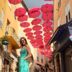 Saumya Tandon Instagram - In the fragrance capital of the world Grasse , south of france. Go to Grasse and awaken your senses. In the middle of the town, pink umbrellas dance against a sky blue background, a mix of pop art and impressionism. #southofrance #holiday #france #grasse #saumyatandon