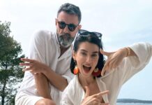 Scarlett Mellish Wilson Instagram - Here’s some Saturday comedy fun for the world .. Me trying to teach @amirtabrizi (take 10) Thanks for the epic backdrop @grandhotelbrionipula Pula, Croatia
