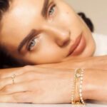 Scarlett Mellish Wilson Instagram - So happy to be the new face of @christinrangerjewellery ! And in the hands of @scarlettwarrickart 📸 .. there is really no one that can capture me quite like you ! ❤️ Posted @withregram • @christinrangerjewellery Summer Essentials ☀️ Gold Vermeil friendship bracelets as worn by the lovely @scarlettwilsonofficial. #silverjewlry #gold #freshwaterpearls #pearls #moonstone #junebirthstone #friendshipbracelets #summerstyle #stackingbracelets #summerstyling #holidaystyling #scarlettwilson #model #actress #jewellerymodel #londonmodel #londonjewellery #finejewelry