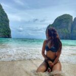 Shanvi Srivastava Instagram - Dreamt of soaking in the sun on the beach , so went and saw these pics …. felt better😬 . . . . . . #shanvisrivastava #shanvisri #phiphiisland #holidays #beachvibes #throwback #midweekmotivation