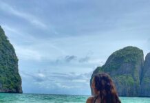 Shanvi Srivastava Instagram - Dreamt of soaking in the sun on the beach , so went and saw these pics …. felt better😬 . . . . . . #shanvisrivastava #shanvisri #phiphiisland #holidays #beachvibes #throwback #midweekmotivation