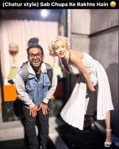Sharib Hashmi Instagram - @madametussaudsusa ke atrangi adventures ❤️🕺🏻 
 
Whattay Fun !!! 

Pic Courtesy: @nasreenhashme ❤️🤗

#madametussauds #Newyork #us #HrithikRoshan #JackieChan #AudreyHepburn #Stanlee #JohnHamm #MarylinMonroe #Kingkong #RobinWilliams #BradPitt #Nun #fun #family #vacation #ınstagood #instadaily #USA #TimesSquare