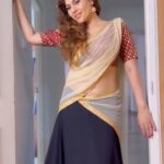 Sherin Instagram – Western or Indian? 
#sherin #western #indian #halfsaree #saree #transition