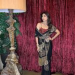 Shilpa Shetty Instagram - Classic look 101: Wear a saree! Even better if it’s a black saree ♥️🪔✨ #LookOfTheDay #ootn #SareeNotSorry #grateful #saree #traditional