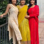 Shivani Rajashekar Instagram - Styled by @apoorva_reddy_yaramala Outfit from @firoz_design_studio Earrings @rubans.in #Jilebi .. new movie .. new beginning ..blessed 💛 really thrilled to work with legendary director #VijayaBhasker garu .. so so happy to star opposite my best friend @sree_kamal 🤗 and really excited to work with @ankithkoyyalive @babloo_mayaa @actorsunnyk #Muralisharma garu #RajendraPrasad garu and others 💜 Ps : 4th pic .. Hey Eucalyptus 😛 @tharunbhascker