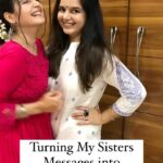 Shivshakti Sachdev Instagram - Turning my Sisters messages into Inspirational Quotes!! @akriti_1990 @meshobhasachdev #trending #love #life #sisters #thankful #grateful #blessing #blessed #sistersforlife #mine #inspirationalquotes #turningthem #yay #indianyoutuber #youtubeindia