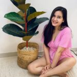 Shivshakti Sachdev Instagram - This morning I decided to have conversation with my fake plant🤣 I am super excited for November It brings a lot of birthdays and festivals. I know this year everything is going to be so different but then I am grateful to time and God for been so kind and that's all we want. Weekend is here ! What plans everyone? #love #plant #talkingtoaplant #like #happiness #blessed #instagram #instadaily #instagood #thankful #grateful #pink #fashion #indianyoutuber #pinkonpink #justlikethat #pictutes #novembercomingsoon #life #excited #godbekind #timebekind #happiness #thankful #grateful