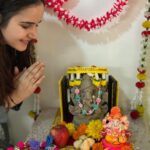 Shivshakti Sachdev Instagram - Meet my Ganpati Bappa !! Eco-friendly Ganpati @mypoojabox #ganeshchaturthi #ganpatibappa #ganesha #mumbai #festive #ganesha #ganpatipappamorya