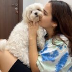 Shivshakti Sachdev Instagram - My Daily Dose of Cuddles!! #feelitreelit #feelkaroreelkaro #thankful #grateful #blessed #blessing #mine #yay #love #life #just #things #cuddles #maltese #maltesedog #mine #yay