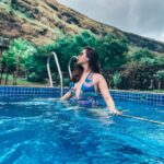 Shivshakti Sachdev Instagram - Mentally here... Swimsuit @tizzi.official Location @lohonostays_ #bathingsuits #vacationoutfit #poolvibes #vacaymood #poolsidechillin