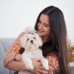 Shivshakti Sachdev Instagram - Morning Cuddles!! #thankful #grateful #blessed #blessing #yay #thankyougod. #cuddles #mornings #mine #smile #maltesepuppy #maltese #mybaby #mylife #yay #happiness #cuddles #puppies #indianyoutuber #youtubeindia