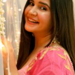 Shivshakti Sachdev Instagram - Rakhi Outfit 💕 Outfit @aachho #outfit #rakhilook #rakhioutfit #rakhigrwm #rakhi2021 #rakhigifts #like #share #subscribe #outfitdetails #smile #pink #outfitideas #feelitreelit #feelkaroreelkaro #instagram #indianfestival #indianoutfits #gottapattiwork #yay