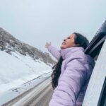 Shivshakti Sachdev Instagram - let it snow !!! My first Snow Fall !! #thankful #grateful #blessed #blessing #smile #snow #firstsnow #snowdrop #snowflake #snowing #firstsnowfall #leh #ladakh #khardugala #hightestmotorableroad #mine #feelitreelit #feelkaroreelkaro #holiday #familytime #family #yay