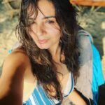 Shonali Nagrani Instagram - Lit…….sun…. #sunset #peace #sand #beachhair #beachhairdontcare #sunlight #swim #swimwear #vitsea #vitd #bliss