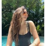 Shonali Nagrani Instagram – Dear sunshine, water and foliage….. I surrender. Do your thing :)
#nature #poolside  #pool  #versace #swimsuit #swimwear  #goa #sunshine  #glow  #swimming