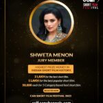 Shweta Menon Instagram - Shwetha Menon Shwetha Menon, the famous Indian actress, model, and television anchor is one of our Jury members. Shwetha won Femina Miss india Asia Pacific 1994. She has predominantly acted in Malayalam and Hindi language films, besides appearing in a number of Telugu and Tamil movies . Shwetha has received critical praise and several accolades including the Kerala State Film Award for Best Actress for her performances in Paleri Manikyam Oru Pathirakolapatgakathinte Katha (2009) and Salt N’ pepper (2011) This exceptional talent has carved her name in the history of Indian cinema through a variety of roles and solidified her place in people's minds. We are extremely proud to have her presence at the CAN Short Film Festival. Here is a chance to showcase your talent infront of the most well-known celebrities in south india . . . Register now Call us : 8921771710 Website: https://csff.canchannels.com/ . . . #biggestshortfilmfestivalinindia #canshortfilmfestival #aksajan #jurychairman #registernow #shortfilmfestival #filmfestival #shortfilm #film #csff #canchannelmedia