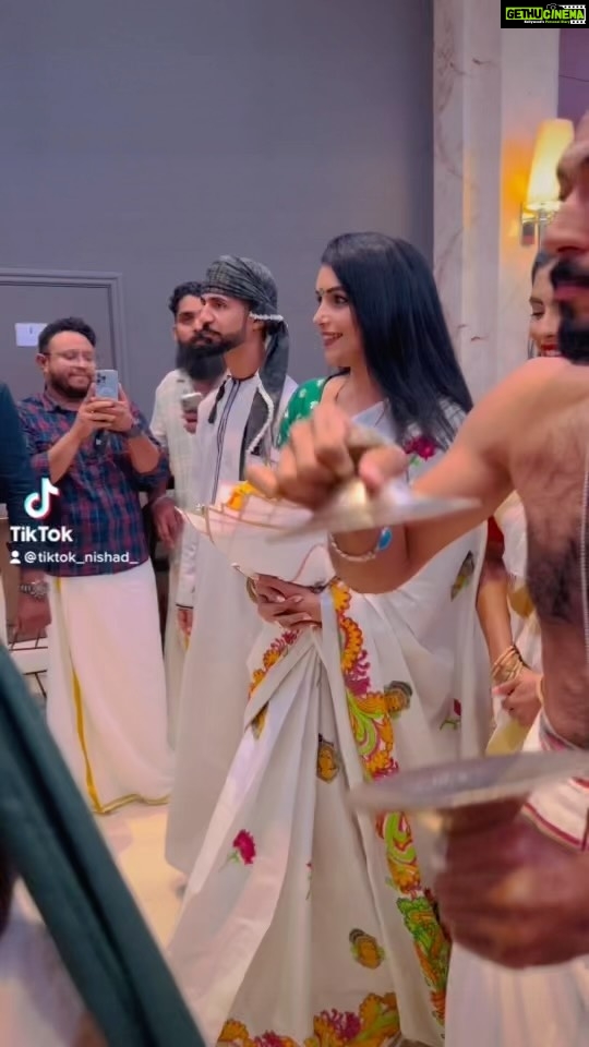Shweta Menon Instagram - 0 millionaire onam program 🥰🥰