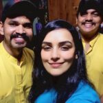 Shweta Menon Instagram - @ar_handlooms_kuthampully @raju_aravind_arhandlooms_ Thanks for dropping by and the ongoing support 🙏🏼 Best wishes for a bright future for both of you and Ar Handlooms 🙌🏻
