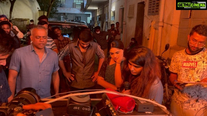 Siddhi Idnani Instagram - I don’t think much can be said about the two stalwarts I got the opportunity to work with. Volcanoes of talent, and yet so positive & humble. Had such a fun time working on #vendhuthanindhathukaadu every day had SO much to learn and grasp. Thank you for making me a small part of this BIG project 🤍 @gauthamvasudevmenon @silambarasantrofficial