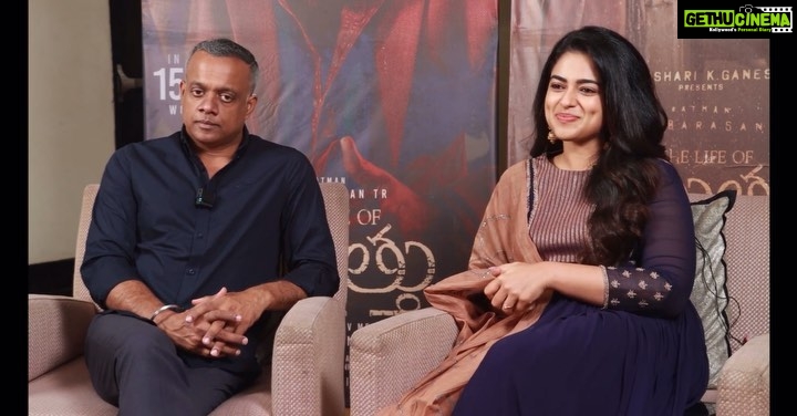 Siddhi Idnani Instagram - One for the archives🥰🧿🔥💪🏻🌸 What a privilege to sit down & have a dialogue about our film #vendhuthanindhathukaadu & #lifeofmuthu 🔥 About failures, favourite moments… and if I haven’t already said this enough, thank you @gauthamvasudevmenon truly a dream come true ♥️