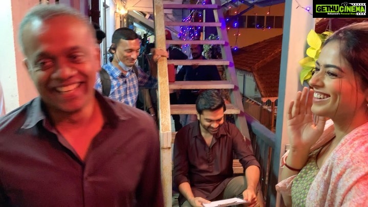 Siddhi Idnani Instagram - I don’t think much can be said about the two stalwarts I got the opportunity to work with. Volcanoes of talent, and yet so positive & humble. Had such a fun time working on #vendhuthanindhathukaadu every day had SO much to learn and grasp. Thank you for making me a small part of this BIG project 🤍 @gauthamvasudevmenon @silambarasantrofficial