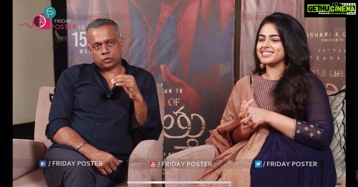 Siddhi Idnani Instagram - One for the archives🥰🧿🔥💪🏻🌸 What a privilege to sit down & have a dialogue about our film #vendhuthanindhathukaadu & #lifeofmuthu 🔥 About failures, favourite moments… and if I haven’t already said this enough, thank you @gauthamvasudevmenon truly a dream come true ♥️