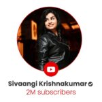 Sivaangi Krishnakumar Instagram - Guess what!! We have achieved another milestone today!❤️ its 2 Million subscribers on Youtube😍 thankyou everybody ❤️🌟❤️😍💯. See you all in #Chennai ! Watch out for this space more❤️ Its celebration month🌟 PC @vbzu