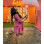 Smruthi Venkat Instagram - Rainy day in chennai ✨☔️ Pc @mithunksai Location @sweetspot_chennai #rain #chennai #rainyday #rainy #winter #shotoniphone #iphonephotography #instagram #instaphoto #chennairains