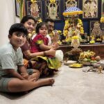 Sneha Instagram - Happy Ganesh chaturthi to all 😊 #ganehachaturti #family #celebration #festive #blessings #allmyinstafriends #prayer