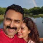 Sneha Instagram - Birthday begins with the blessings from mother nature!!! @prasanna_actor #birthday #blessed #naturelovers #rainbow #rain #beautiful #mykindofday #hubbylove