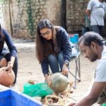 Sonu Gowda Instagram – It was such an absolutely amazing experience visiting Bannerghatta Bear Rescue Centre the other day with my family. @Wildlifesos has provided a safe and happy shelter to so many sloth bears here. Ending a 500 year old practice of dancing Bear tradition was the phenomenal work done by Wildlife SOS. Not just bears, they help elephants, leopards and so many Wild animals out there. I, therefore,  request everyone to step forward contribute to the cause by visiting, volunteering or donating for the welfare of these animals. Banerghatta Wildlife Sanctuary