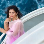 Soundariya Nanjundan Instagram - My soul is full of longing for the secret of the sea 🌊 . 📸 - @bhoopalm_official 📍- @cordeliacruises 🛳 Saree - @studiovirupa Styling- @soundariya_nanjundan . . . . . . . . . #cordeliacruises #india #outfitoftheday #photography #india #model #actor #photoshoot #outfits #shooting #performer #singlegirl #artist #instagram #reels #chennaiponnu #kannadaudugi #photographer #actorslife #filmcamera #camera #positivevibes #soundariyananjundan #soundariya #soundarya #soundaryananjundan #chennai #tamilnadu Middle of The Sea