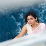 Soundariya Nanjundan Instagram - My soul is full of longing for the secret of the sea 🌊 . 📸 - @bhoopalm_official 📍- @cordeliacruises 🛳 Saree - @studiovirupa Styling- @soundariya_nanjundan . . . . . . . . . #cordeliacruises #india #outfitoftheday #photography #india #model #actor #photoshoot #outfits #shooting #performer #singlegirl #artist #instagram #reels #chennaiponnu #kannadaudugi #photographer #actorslife #filmcamera #camera #positivevibes #soundariyananjundan #soundariya #soundarya #soundaryananjundan #chennai #tamilnadu Middle of The Sea