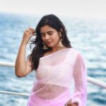 Soundariya Nanjundan Instagram - My soul is full of longing for the secret of the sea 🌊 . 📸 - @bhoopalm_official 📍- @cordeliacruises 🛳 Saree - @studiovirupa Styling- @soundariya_nanjundan . . . . . . . . . #cordeliacruises #india #outfitoftheday #photography #india #model #actor #photoshoot #outfits #shooting #performer #singlegirl #artist #instagram #reels #chennaiponnu #kannadaudugi #photographer #actorslife #filmcamera #camera #positivevibes #soundariyananjundan #soundariya #soundarya #soundaryananjundan #chennai #tamilnadu Middle of The Sea