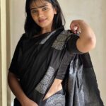 Soundariya Nanjundan Instagram - It's Never Too late To Upload A Picture 😝 #simplelook #black 🖤 #sareelove . Wearing Saree From - @d_blossoms_saree 🌸 . . #soundariyananjundan #soundariya #nanjundan #soundarya #soundaryananjundan Chennai, India