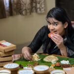 Soundariya Nanjundan Instagram - Here are some popular South indian dishes From Taj Hotels This Pongal 😍🤤 Enjoy your food delivered to your doorstep from @tajcoromandel @tajconnemara @vivantachennai.itexpressway Download The Qmin App @qminapp 💁🏻‍♀️ To Order . #happypongal ❤️ #happypongal2022 . Wearing Saree From - @d_blossoms_saree 🌸 . Pongal festival recipes curated specially for you, which comprises of lunch, sweets and snacks recipes. This list contains South Indian recipes that are made for this popular Pongal festival🥰 . #tajhotel #chennai #pongalfestival #southindianfood #festiveseason #tajconnemara #vivantachennaiitexpressway Chennai, India