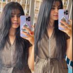 Soundariya Nanjundan Instagram – Sometimes change is what we need 💇‍♀️♥️ Bangs It is 🤍 
#newlook #haircut #selflove 
.
📍- @anlon.artsalon 
Stylist- @appu.anlon 
.
#soundariyananjundan #soundariya #nanjundan #soundarya #soundaryananjundan Anlon art salon