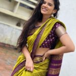 Soundariya Nanjundan Instagram - If you are always trying to be normal, you will never know how amazing you can be 🍃 . Saree - @houseofmiani Blouse- @amordesigns_sinthiyaanand Earring - @muthucharam_2018 . #sareelove #indianattire . #soundariyananjundan #soundariya #nanjundan #soundarya #soundaryananjundan Nungambakkam Chennai