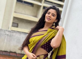 Soundariya Nanjundan Instagram - If you are always trying to be normal, you will never know how amazing you can be 🍃 . Saree - @houseofmiani Blouse- @amordesigns_sinthiyaanand Earring - @muthucharam_2018 . #sareelove #indianattire . #soundariyananjundan #soundariya #nanjundan #soundarya #soundaryananjundan Nungambakkam Chennai