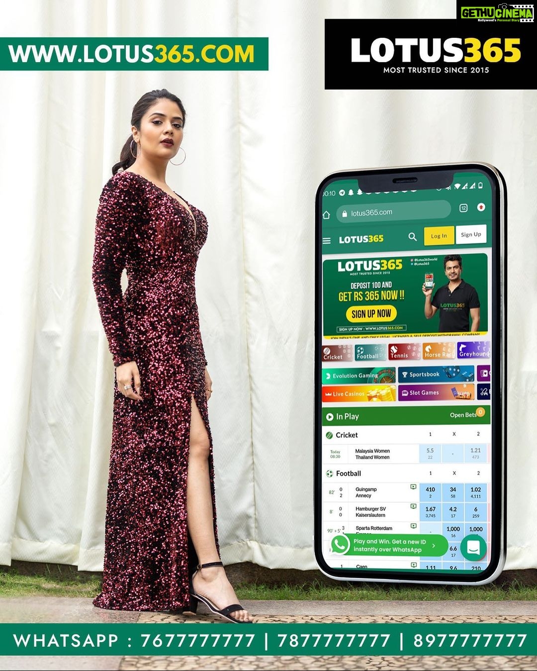 Sreemukhi Instagram - @lotus365world Www.lotus365.com Cricket fan since forever? It's time to be on the front foot and WIN Big 365 days! Whatsapp - +917677777777, +917877777777, +918977777777 Registering now gets you a bonus of Rs 365 along with a 5 THOUSAND bonus on your 1st Deposit. Download now on LOTUS 365- India's 1st Licensed Auto Deposit & Withdrawal Gaming Company. Bet now and cash in your profits instantly. With Over 300+ Sports Like Cricket, Football Tennis, Teenpatti, Roulette, Andarbahar, Dragon Tiger, Lucky7, 32 Cards, Baccarat 300+ More Casino Game 💰INSTANT ID creation In 1 Minute 💰Free instant withdrawals 24*7 💰Premium and prompt customer support 24*7 💰No Tax On Winning 💰Over 1 Crore + Users 💰 Login Now To Www.lotus365.com #Cricket #Ipl #WorldCup #Bigbash #CPL #Natwest #Asiacup #Psl