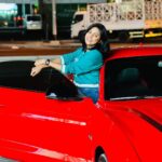 Sreevidya Nair Instagram – A mandatory picture after a Night drive in a super car through the colourful streets of DXB ✨ 

Thanks to @spartans.dmc QusaisDubai