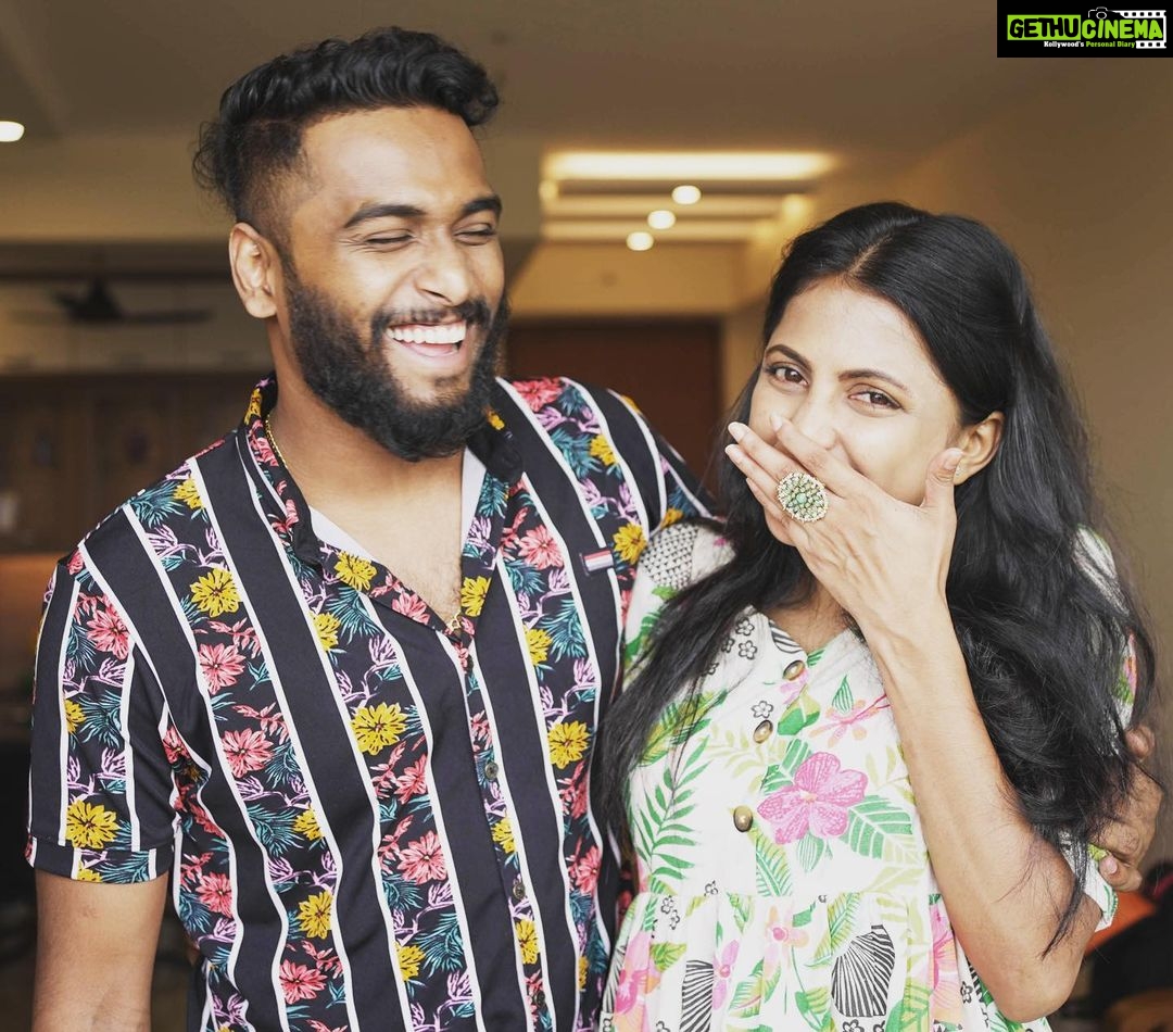 Sreevidya Nair Instagram - Happy level up day nanduu 😃😃 you are alwys my greatest supporter 💪🏼 Keep smiling with me ♥️♥️ @rahul_ramchandrann