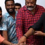 Sreevidya Nair Instagram - What more a fan boy can ask for 🌟 Never ever going to forget these moments in my entire life 🥰 Thank you @sureshgopi sir and the entire team of Digital Media Consortium and ofcourse my dear brother @vishnu.kurup ❤️ Such a proud moment for us isn't @sreevidya__mullachery 🥰❤️ Paappan running successfully in theatres ✨ #Pappansuccesscelebration Marriott Hotel Kochi