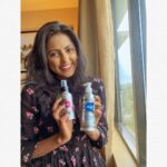 Sreevidya Nair Instagram - Stacked up my favourite skincare staples from @vilvah_ Goatmilk shampoo has definitely made my hair more healthy, manageable, frizz free over the past few months. One spritz of Rosewater and that is what all you need for your tired eyes and damaged skin.