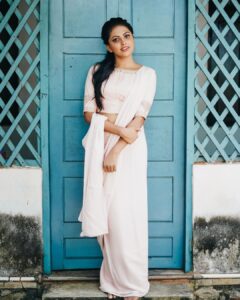 Sreevidya Nair Instagram - Happy Diwali 🌟✨⚡️💫⭐️ 🧨. 📷 @sk_abhijith 👗 @julahabyarchananair 💄 @vanvis_makeup_artistry Thiruvananthapuram, Kerala, India