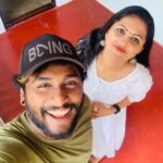 Sreevidya Nair Instagram - I searched for the best picture we had together 🧐 just because I want to make your day more beautiful 😉 I was at the sixes and seventh because every pictures were beautiful while I’m scrolling into my gallery ☹️ I always wonder we don’t have anything as common except cinema 🤦🏼‍♂️. You are pessimistic person 😞and I’m optimistic always 😎 And you were always fed up with the sad fishing of mine 😝😝 how much you crossed with the pathetic situations only because of me 🤭🤭 And I need scrumptious food and you were just happy with an egg puff 🤤 What ever .. you are the boon of my life 🥰 Thank you for covering up my weaknesses and helping me to abstaining from all the negatives happening around the world 🤗 Happy birthday nannuve @seventyfivekilosofflesh ❤️ I love you to the moon and back