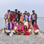 Sreevidya Nair Instagram - Song shoot for maafidona.. wrap off .. @mqsalmaan @ttjamshi @abinpaulvadakkan @jishnujp7 @an_top_z ... And my girls Fort Cochin