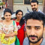 Sreevidya Nair Instagram - Some people hang in your life forever... Here this two boys , I got them from my 4th age.. and we studied in same class.. nd she @anjumeenakshi joined with us from 5 th grade... there is a missing face @chithuavi .. nd we grew together.. nd still continuing.. ths was His @ajish_13 last vacation from #china Movie Max Circle & Cine Krishna